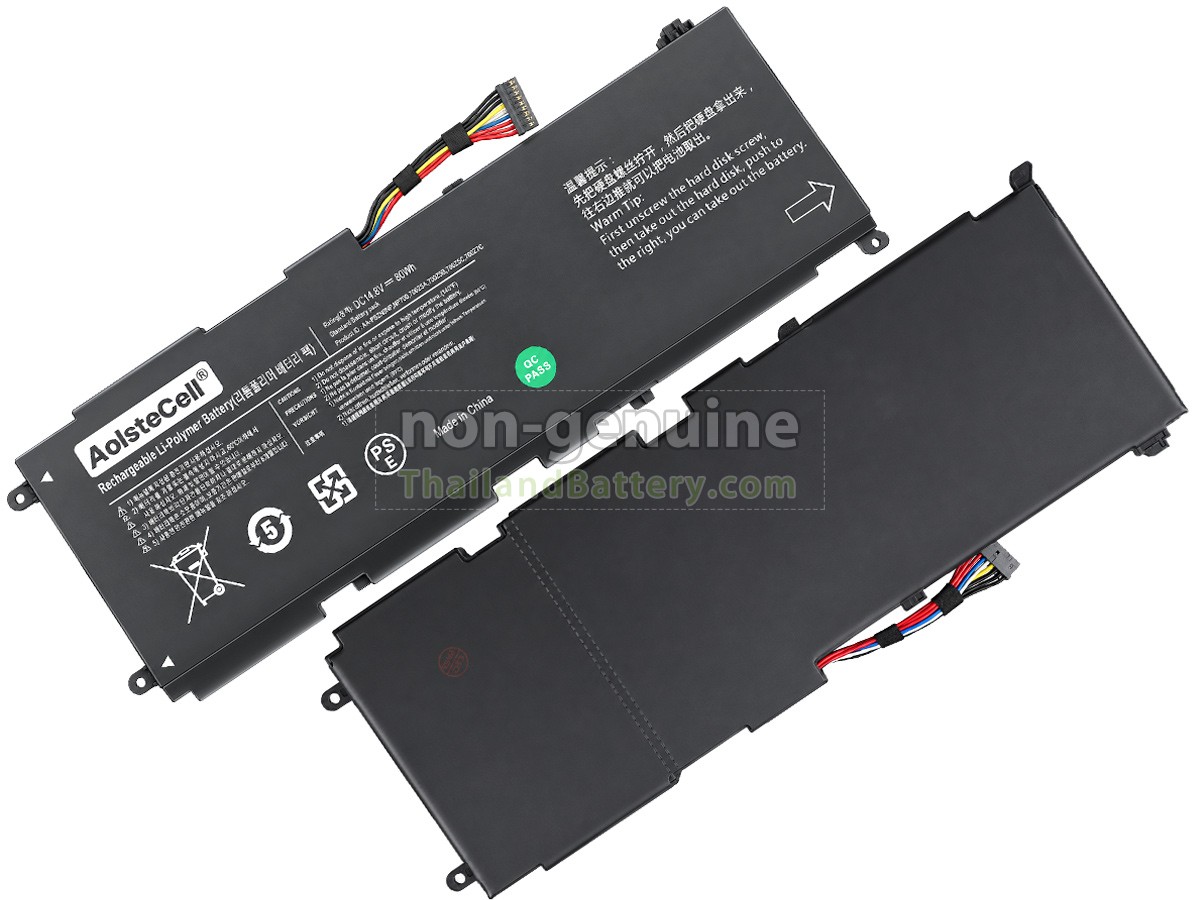 แบตเตอรี่สำหรับ Samsung AA-PBZN8NP