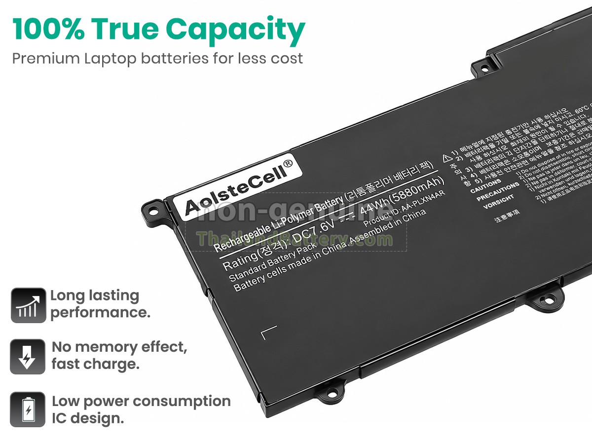 แบตเตอรี่สำหรับ Samsung NP900X3E-K01