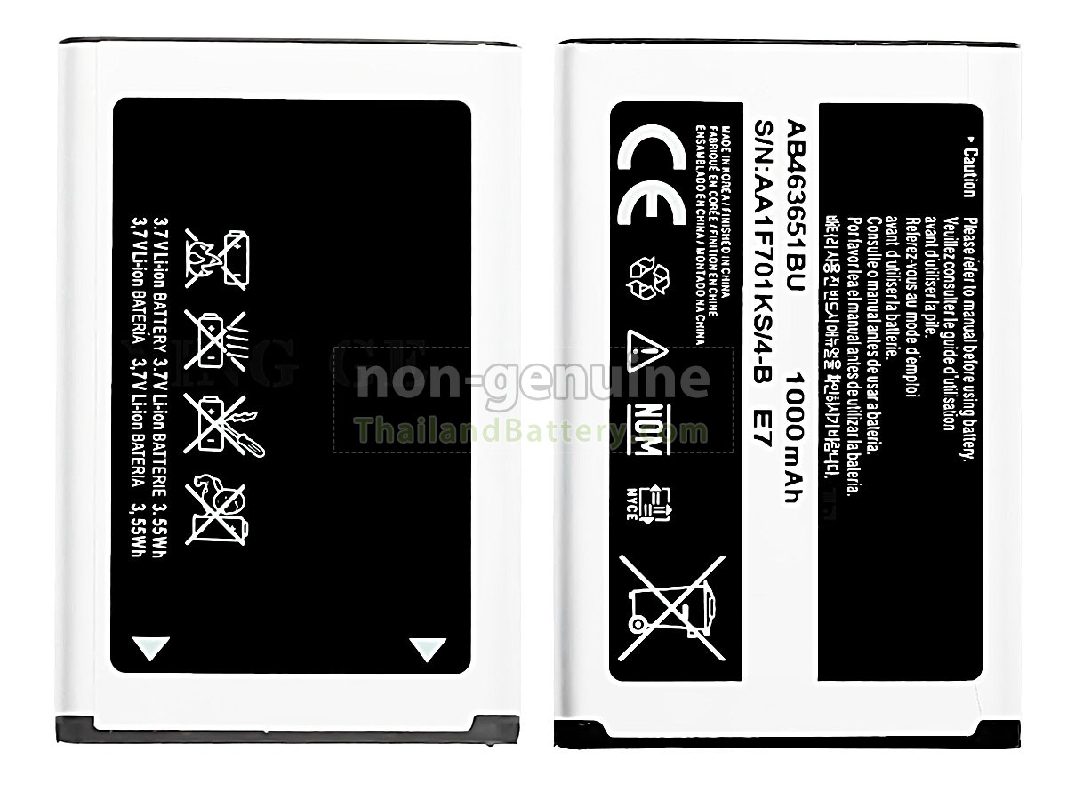 แบตเตอรี่สำหรับ Samsung STAR NANO 3G