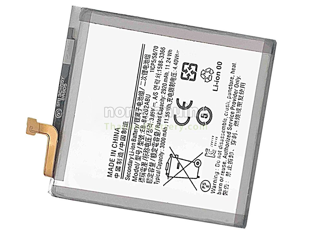 แบตเตอรี่สำหรับ Samsung A10E