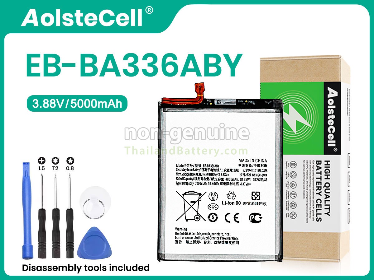 แบตเตอรี่สำหรับ Samsung EB-BA336ABY