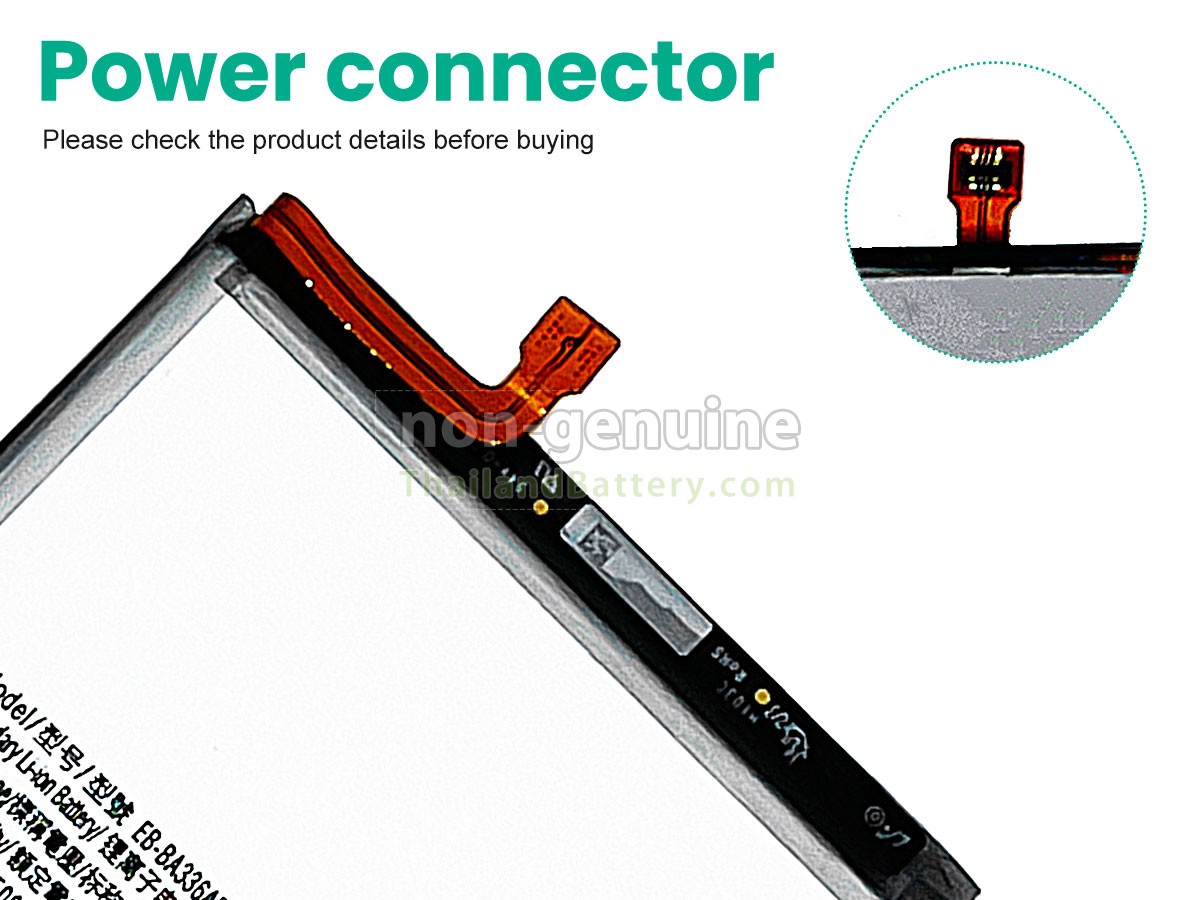 แบตเตอรี่สำหรับ Samsung EB-BA336ABY