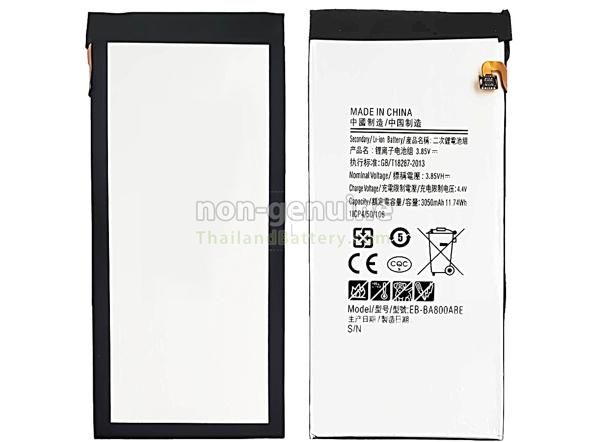 แบตเตอรี่สำหรับ Samsung EB-BA800ABE