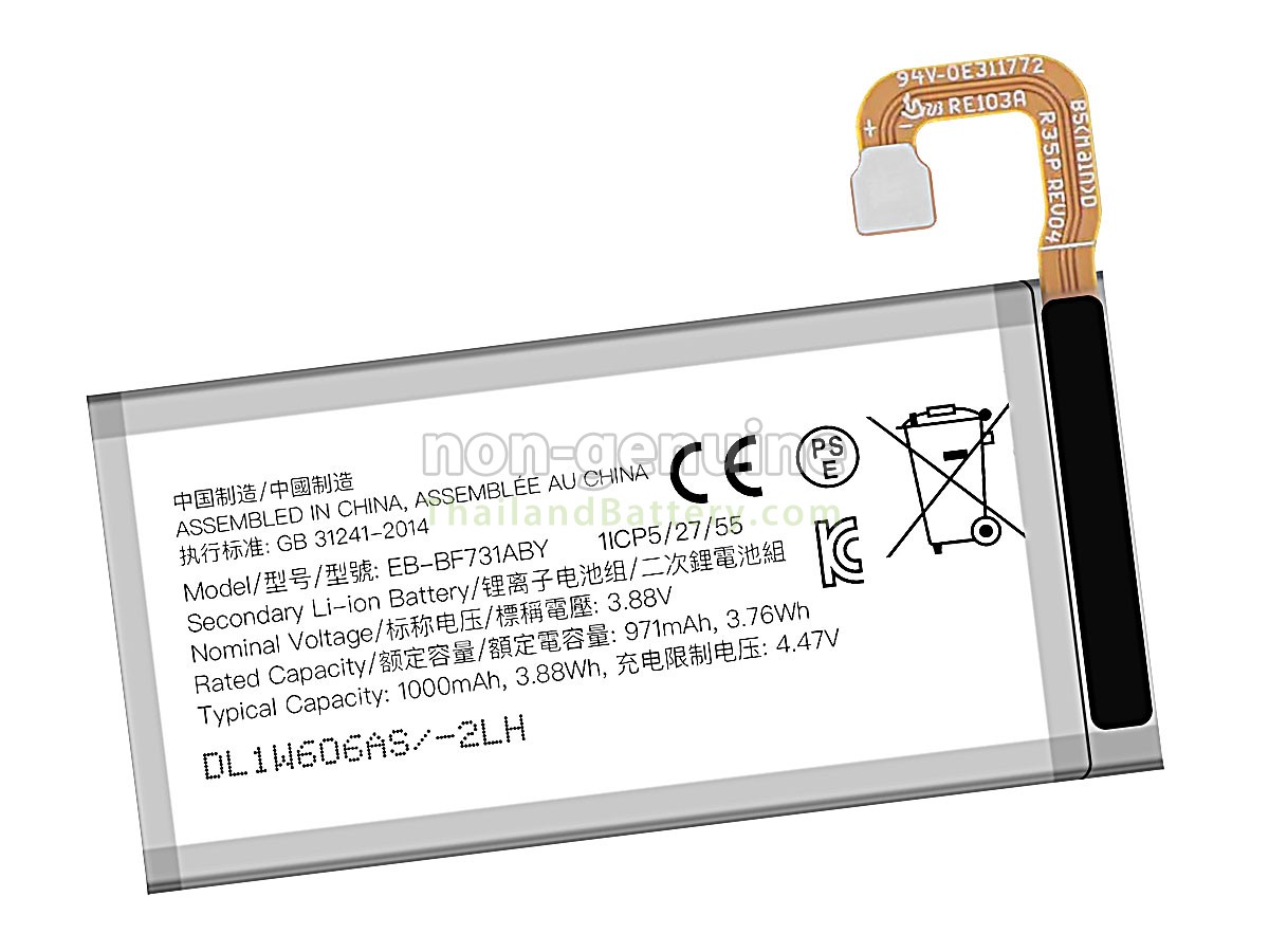 แบตเตอรี่สำหรับ Samsung EB-BF731ABY