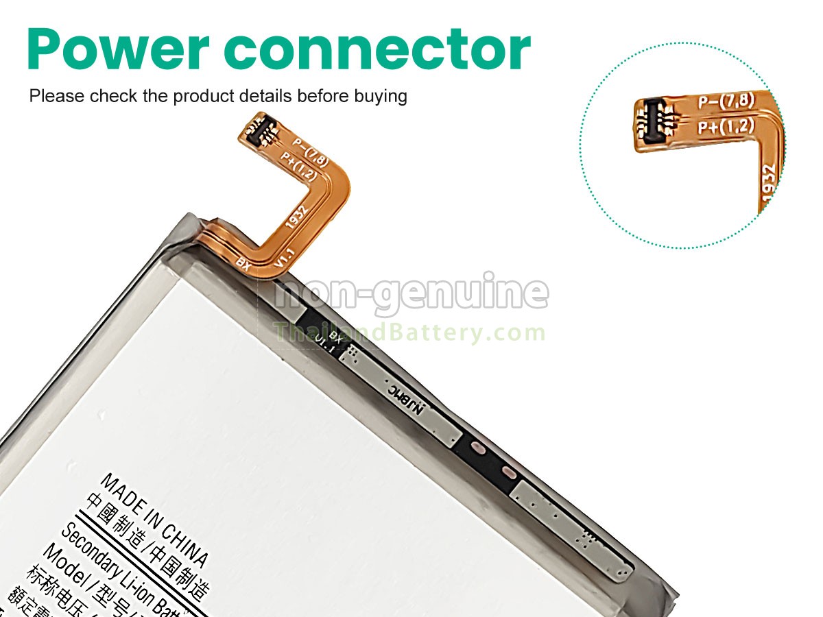 แบตเตอรี่สำหรับ Samsung EB-BG977ABU
