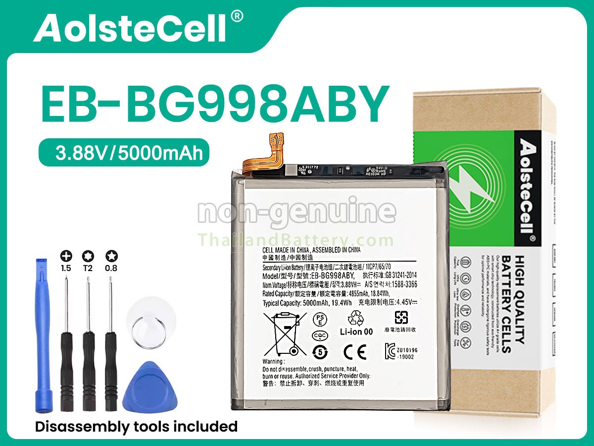 แบตเตอรี่สำหรับ Samsung EB-BG998ABY