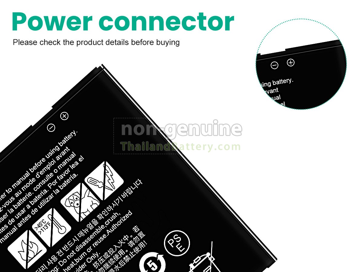 แบตเตอรี่สำหรับ Samsung EB-BT545ABY-94