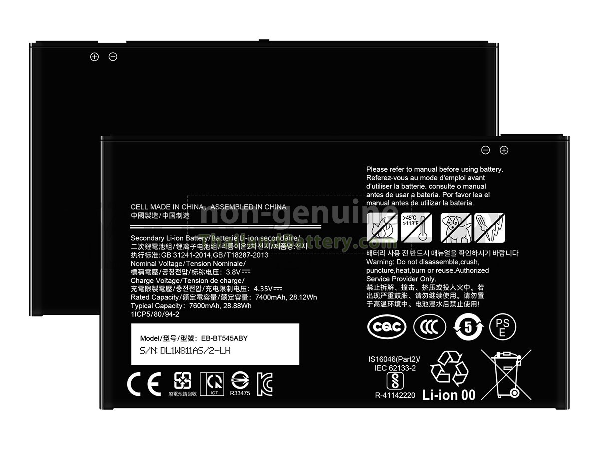 แบตเตอรี่สำหรับ Samsung EB-BT545ABY-94