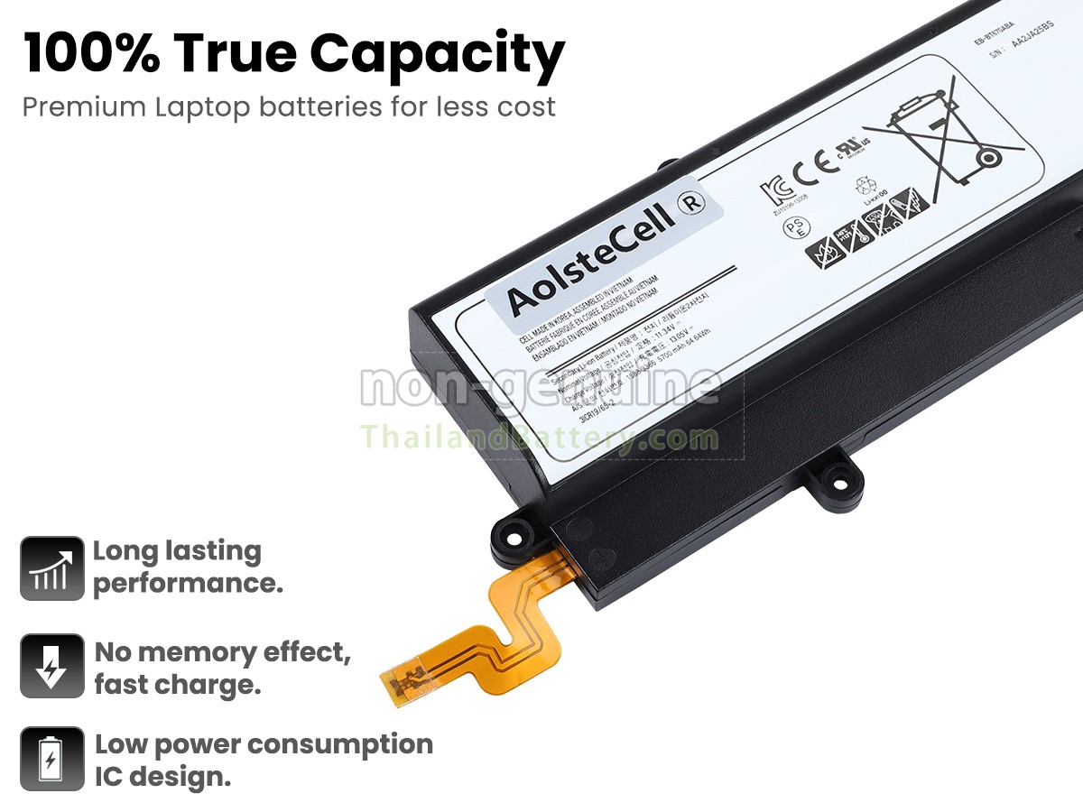 แบตเตอรี่สำหรับ Samsung AA1GA02BS