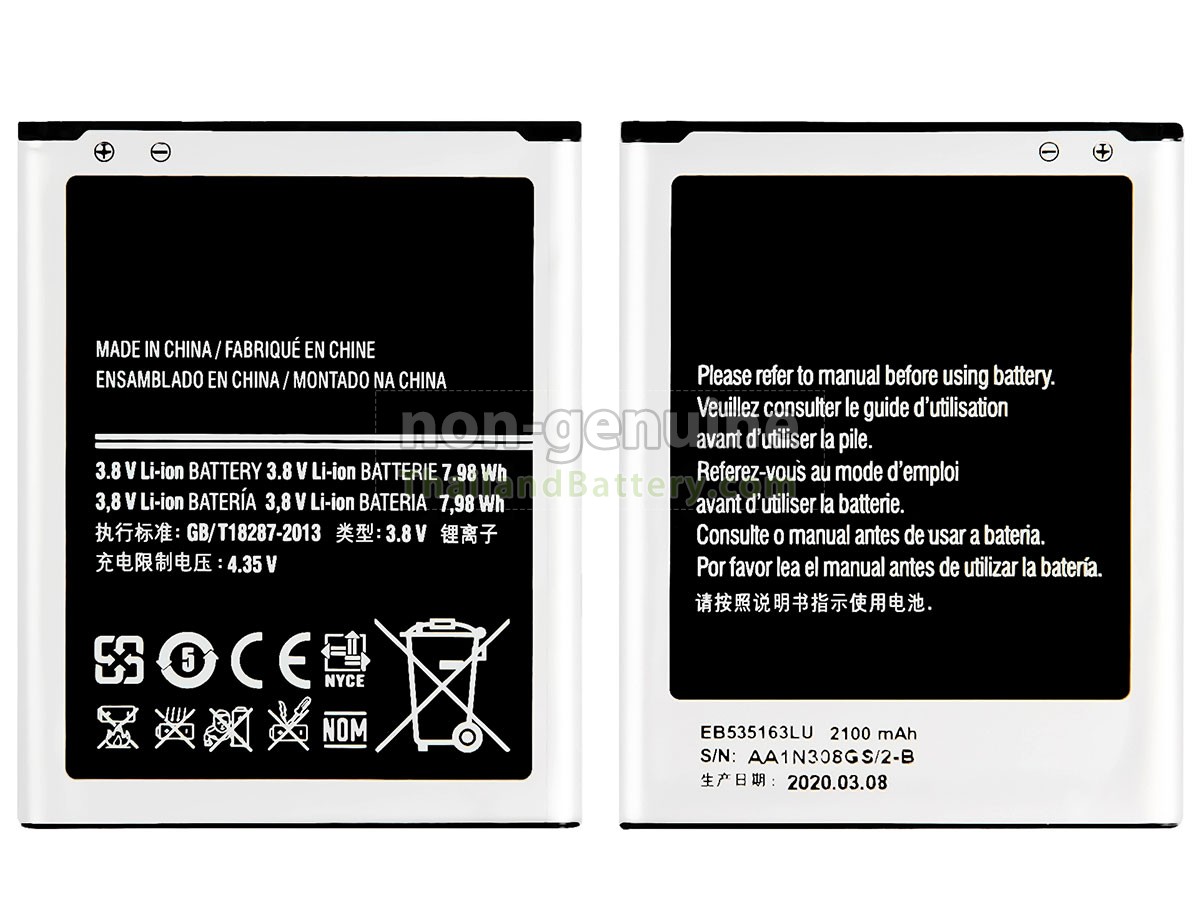 แบตเตอรี่สำหรับ Samsung GALAXY GT-19128V