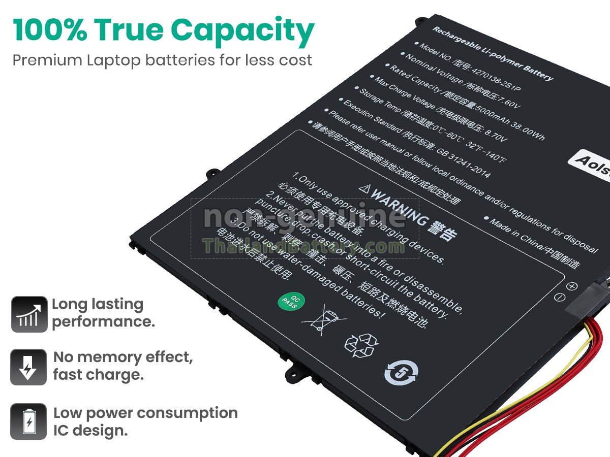 แบตเตอรี่สำหรับ Sgin 4270138-2S1P
