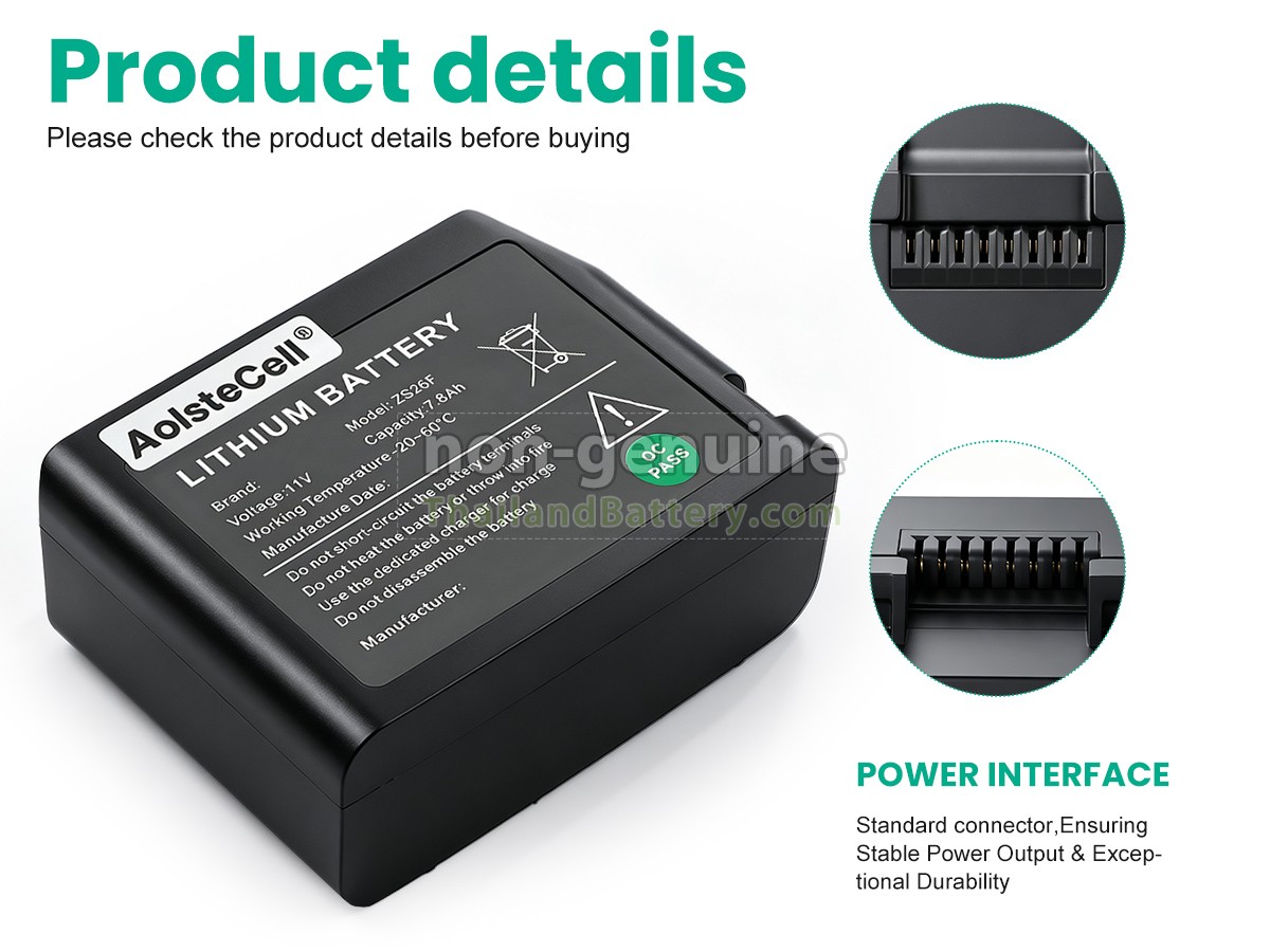 แบตเตอรี่สำหรับ Signal Fire ZS26F