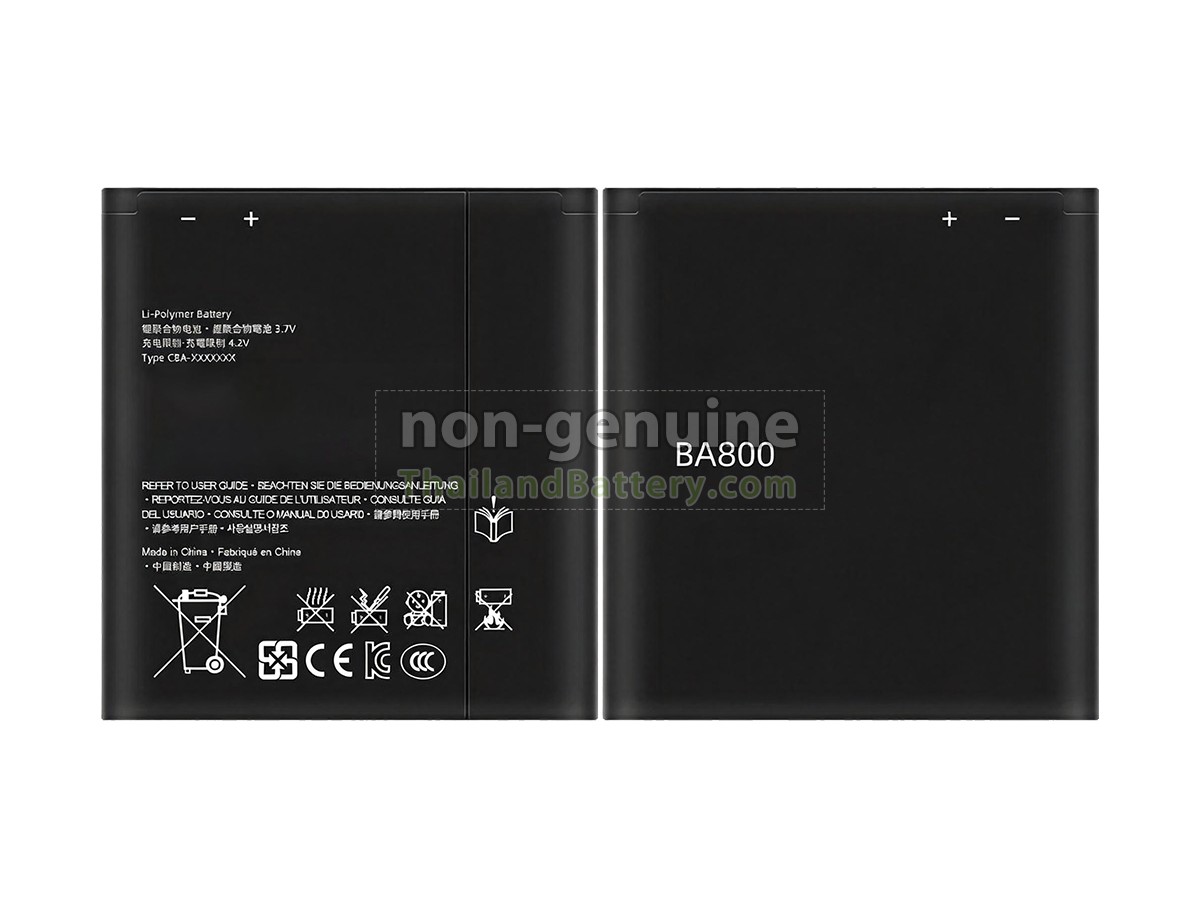 แบตเตอรี่สำหรับ Sony BA800