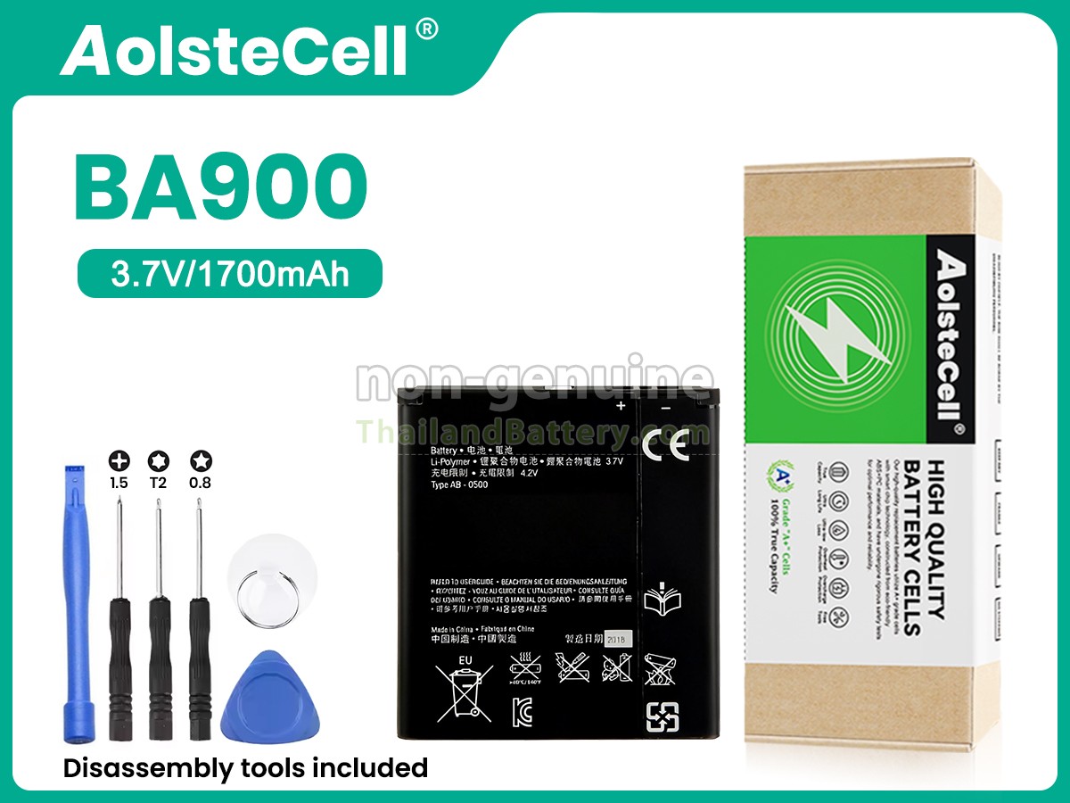 แบตเตอรี่สำหรับ Sony BA900