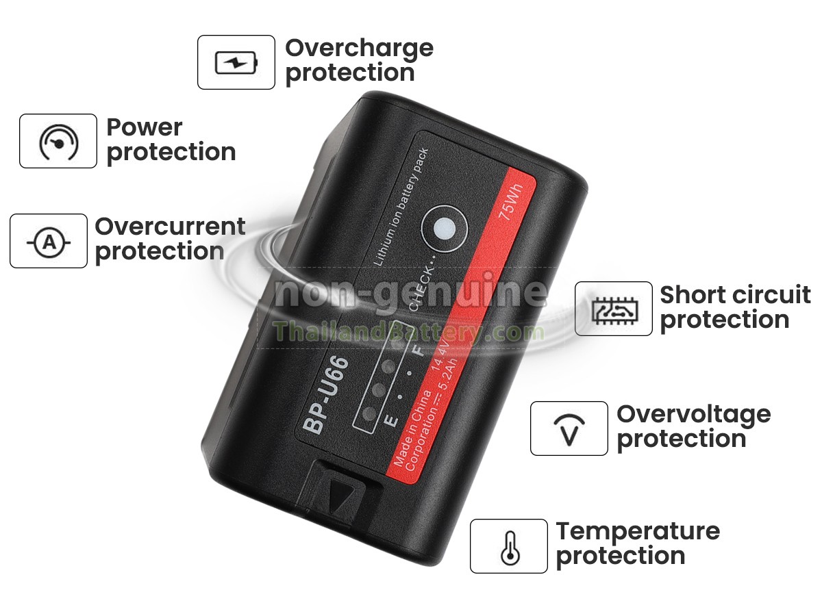 แบตเตอรี่สำหรับ Sony EX1