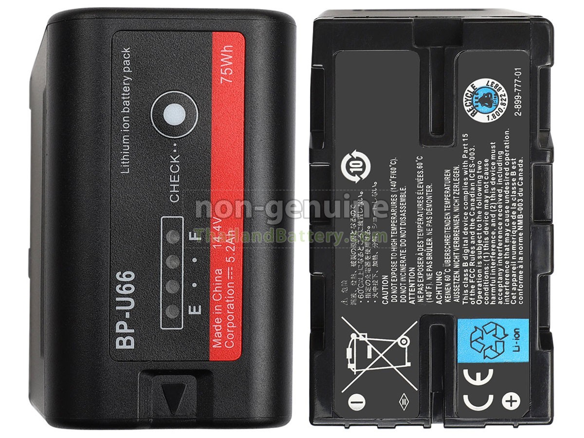 แบตเตอรี่สำหรับ Sony EX1