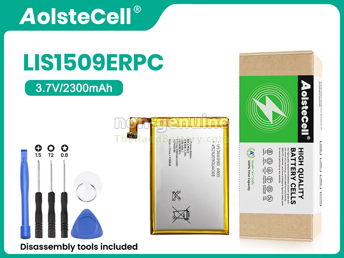 แบตเตอรี่สำหรับ Sony L1S1509ERPC
