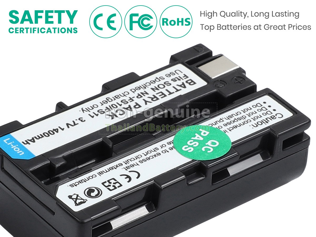 แบตเตอรี่สำหรับ Sony DSC-F55DX