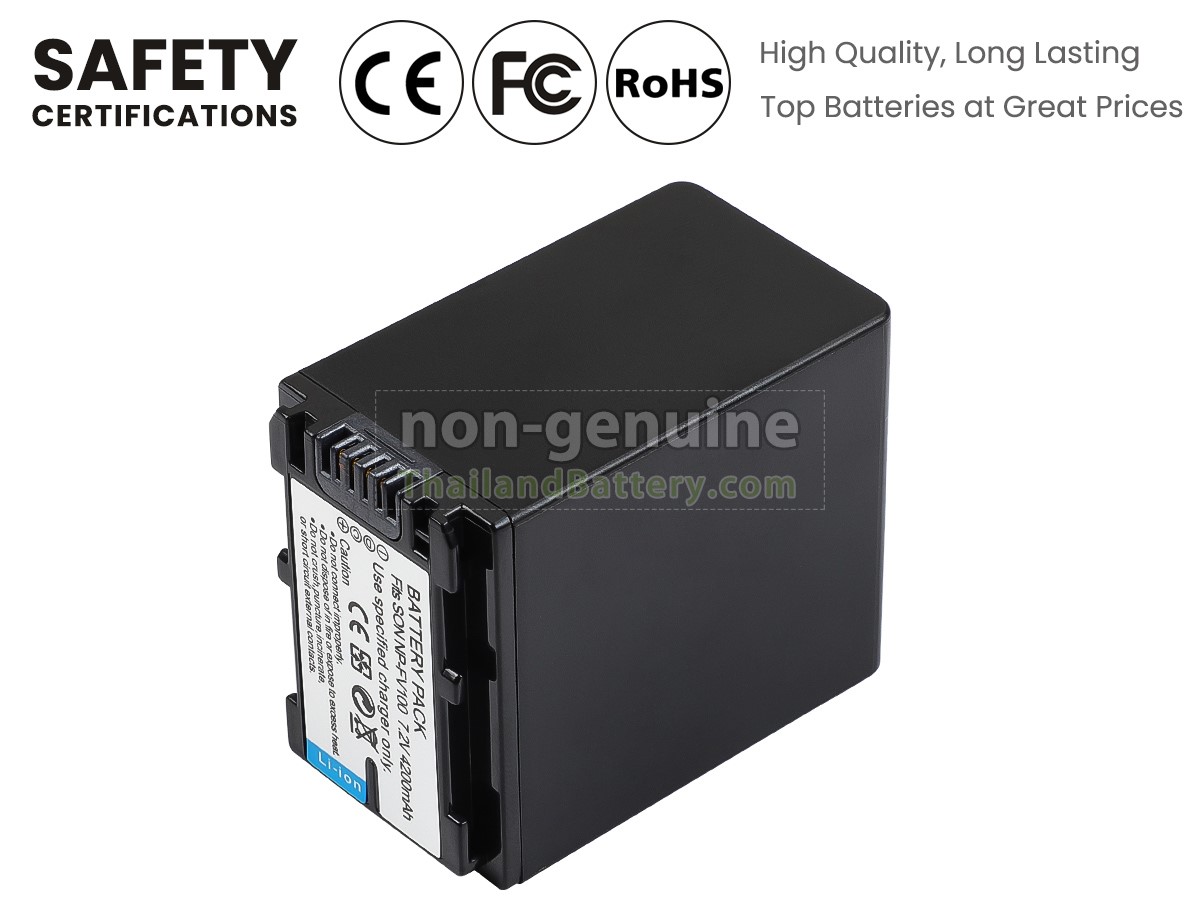 แบตเตอรี่สำหรับ Sony DCR-SR70E