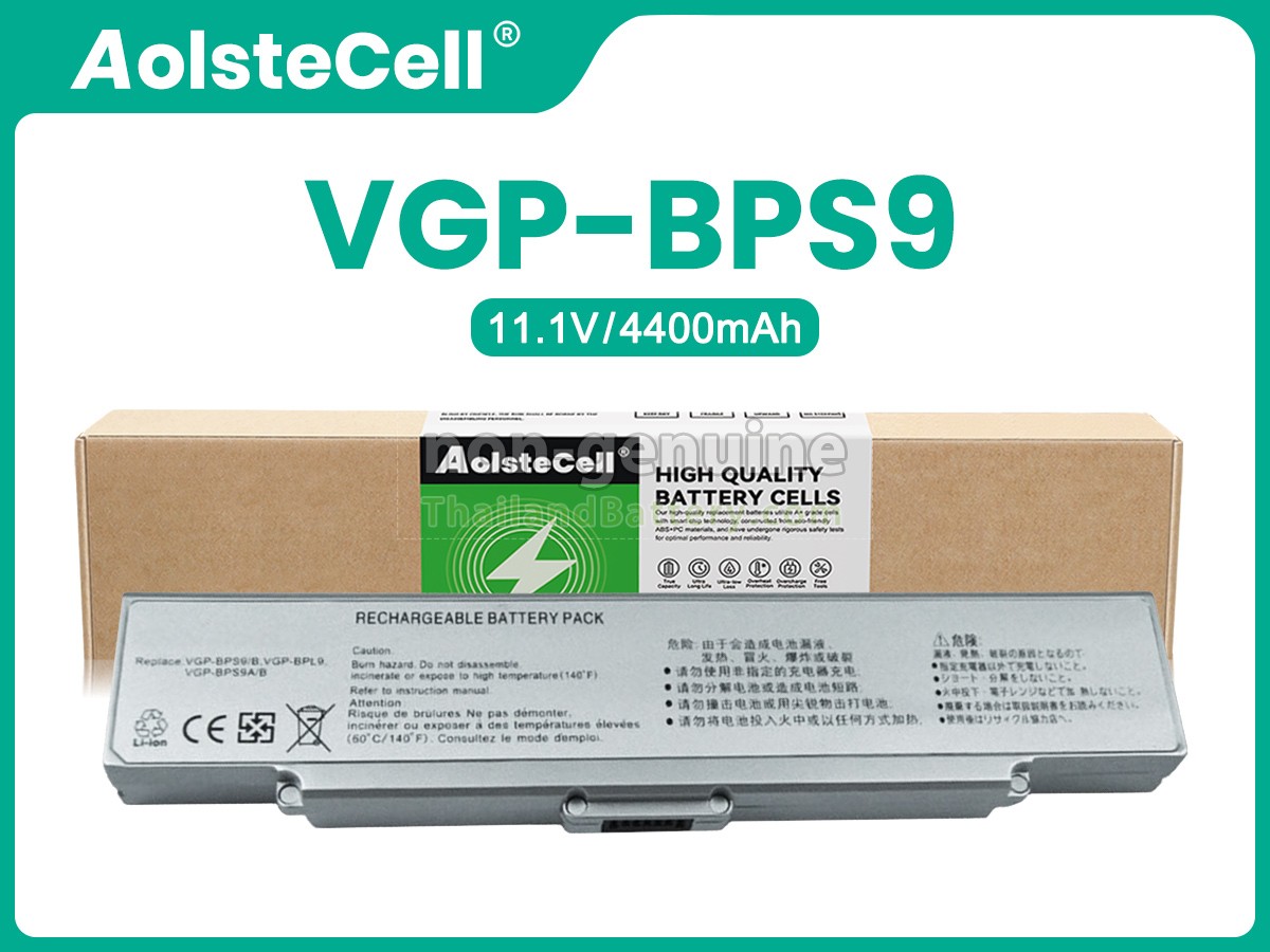 แบตเตอรี่สำหรับ Sony VGP-BPS10