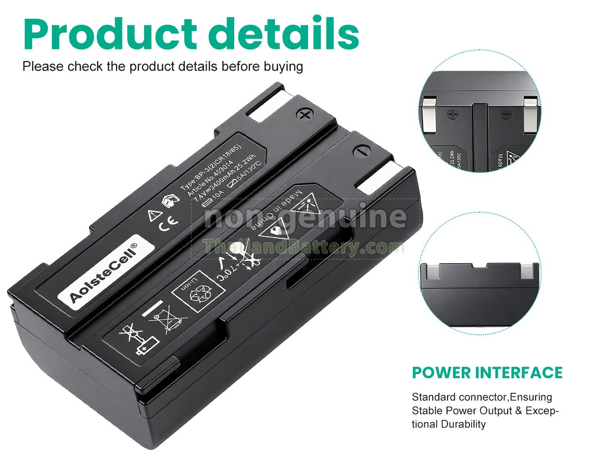แบตเตอรี่สำหรับ Stonex BP-3