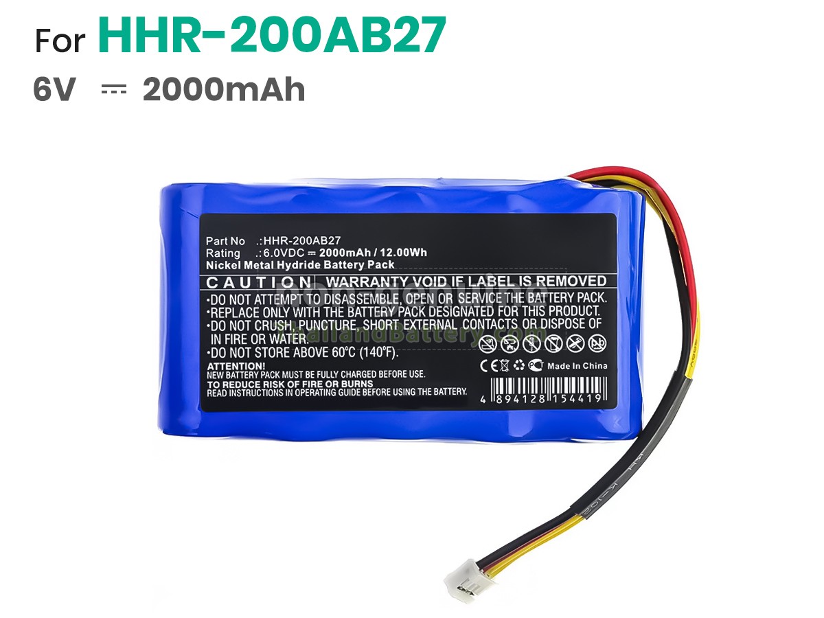 แบตเตอรี่สำหรับ Testo HHR-200AB27