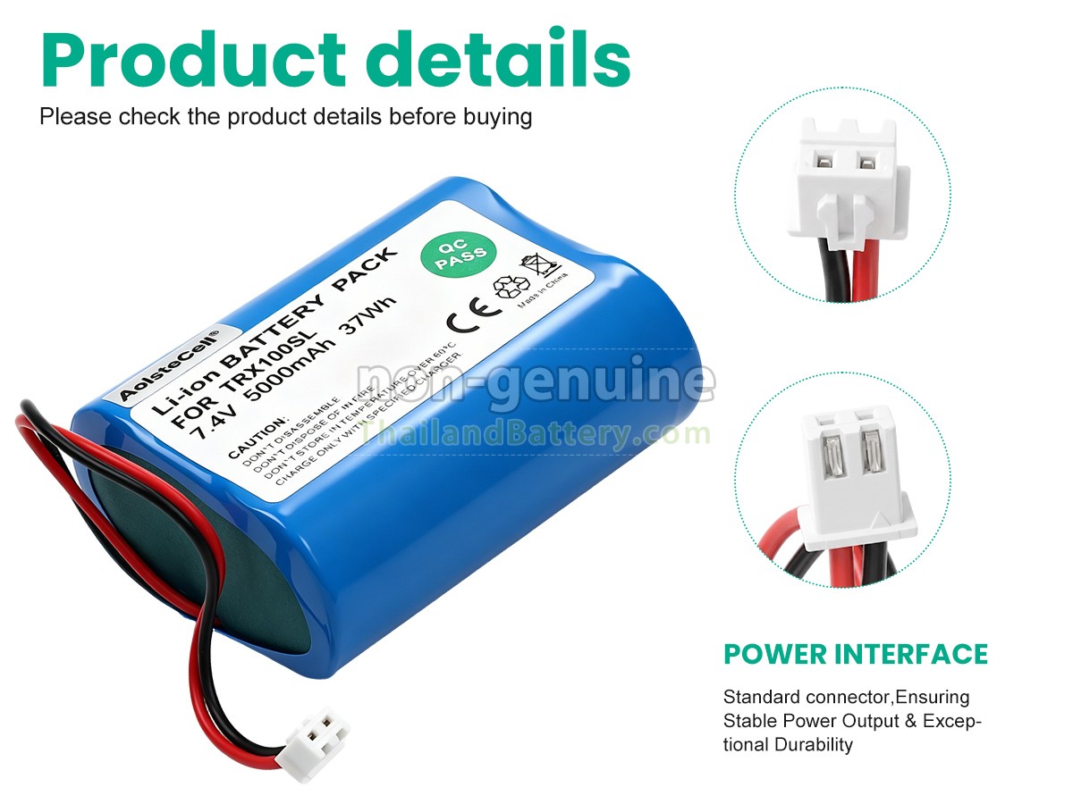แบตเตอรี่สำหรับ Teufel INR26650-2S1P
