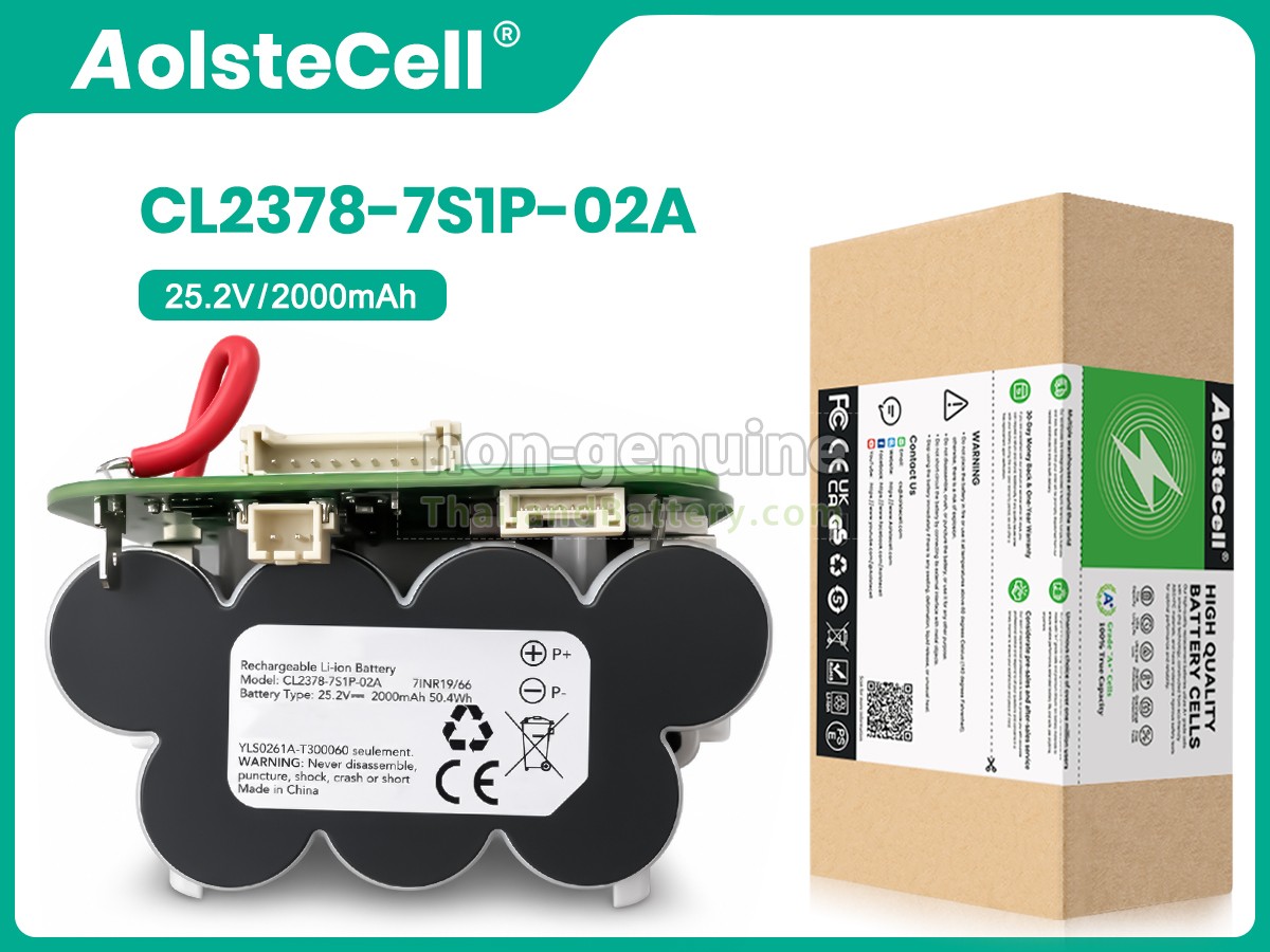 แบตเตอรี่สำหรับ Tineco CL2378-7S1P-02A