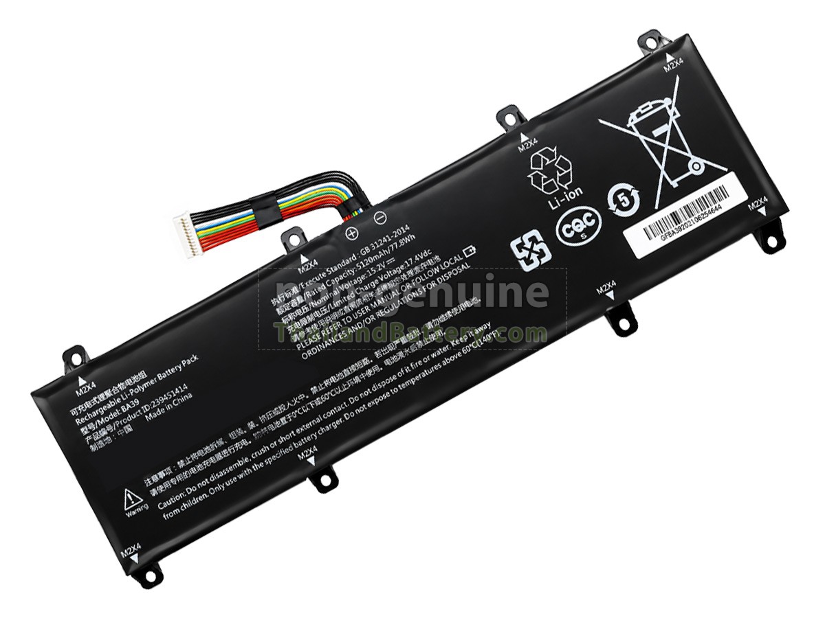แบตเตอรี่สำหรับ TongfangPC BA39