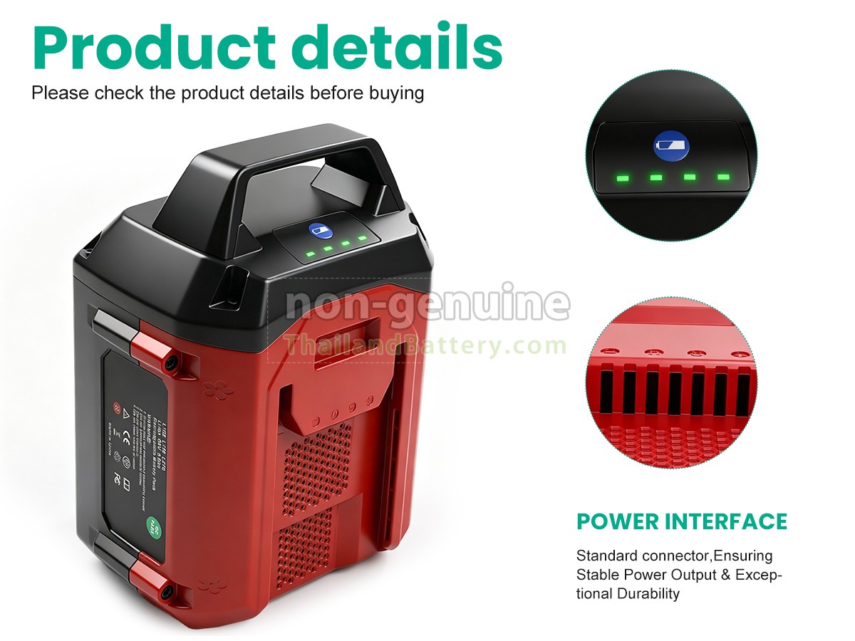แบตเตอรี่สำหรับ Toro 6000T