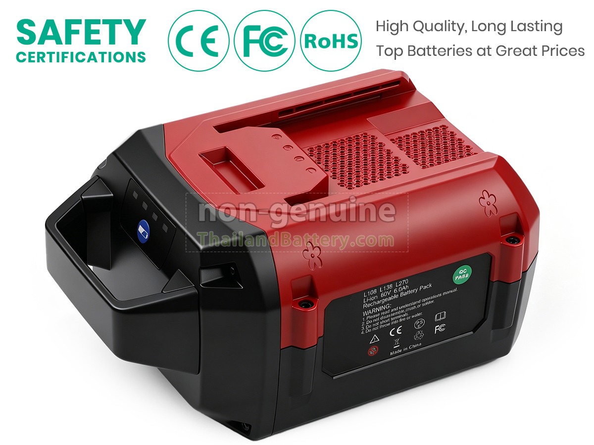 แบตเตอรี่สำหรับ Toro 6000T
