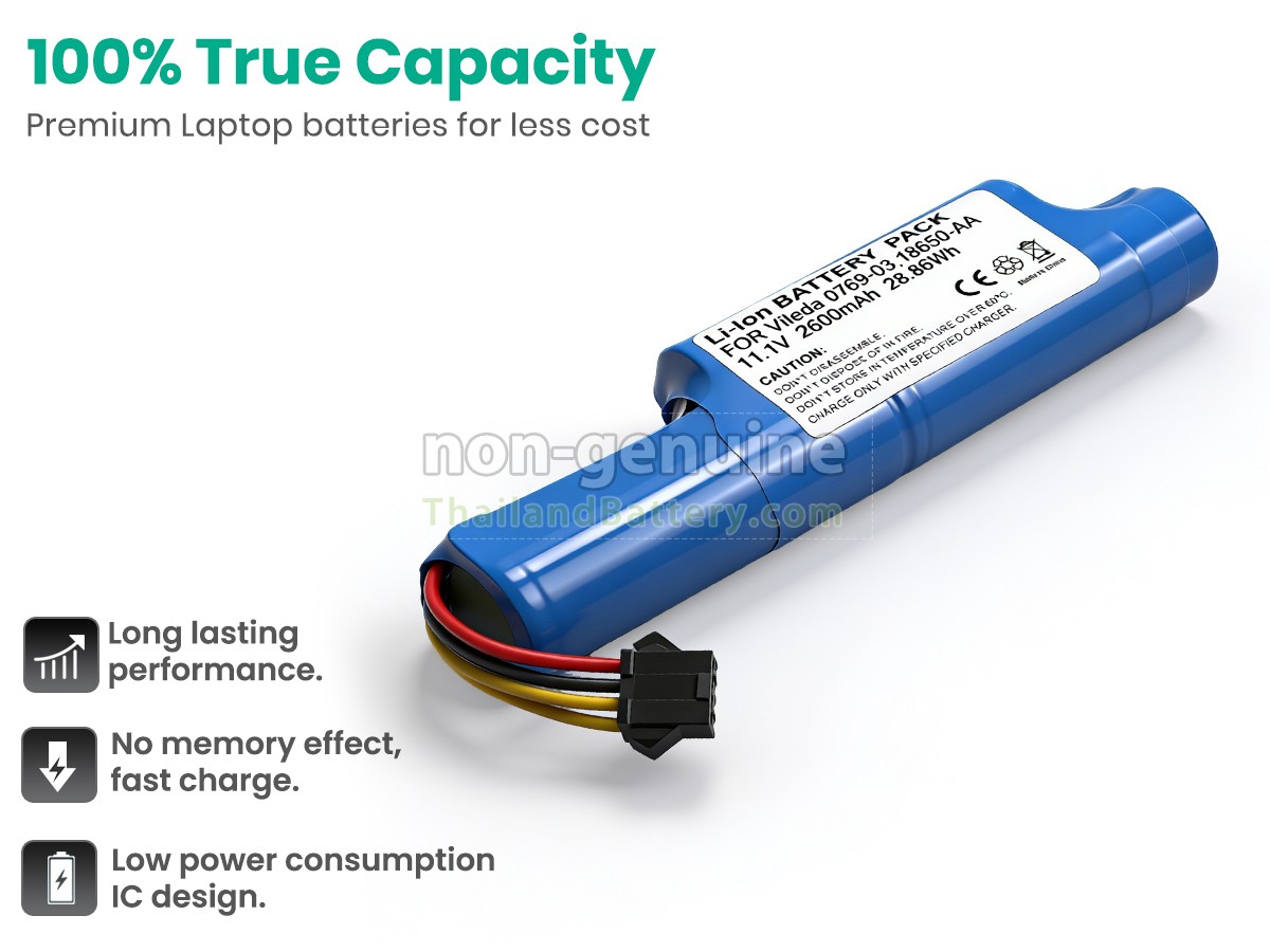 แบตเตอรี่สำหรับ Vileda VR 303