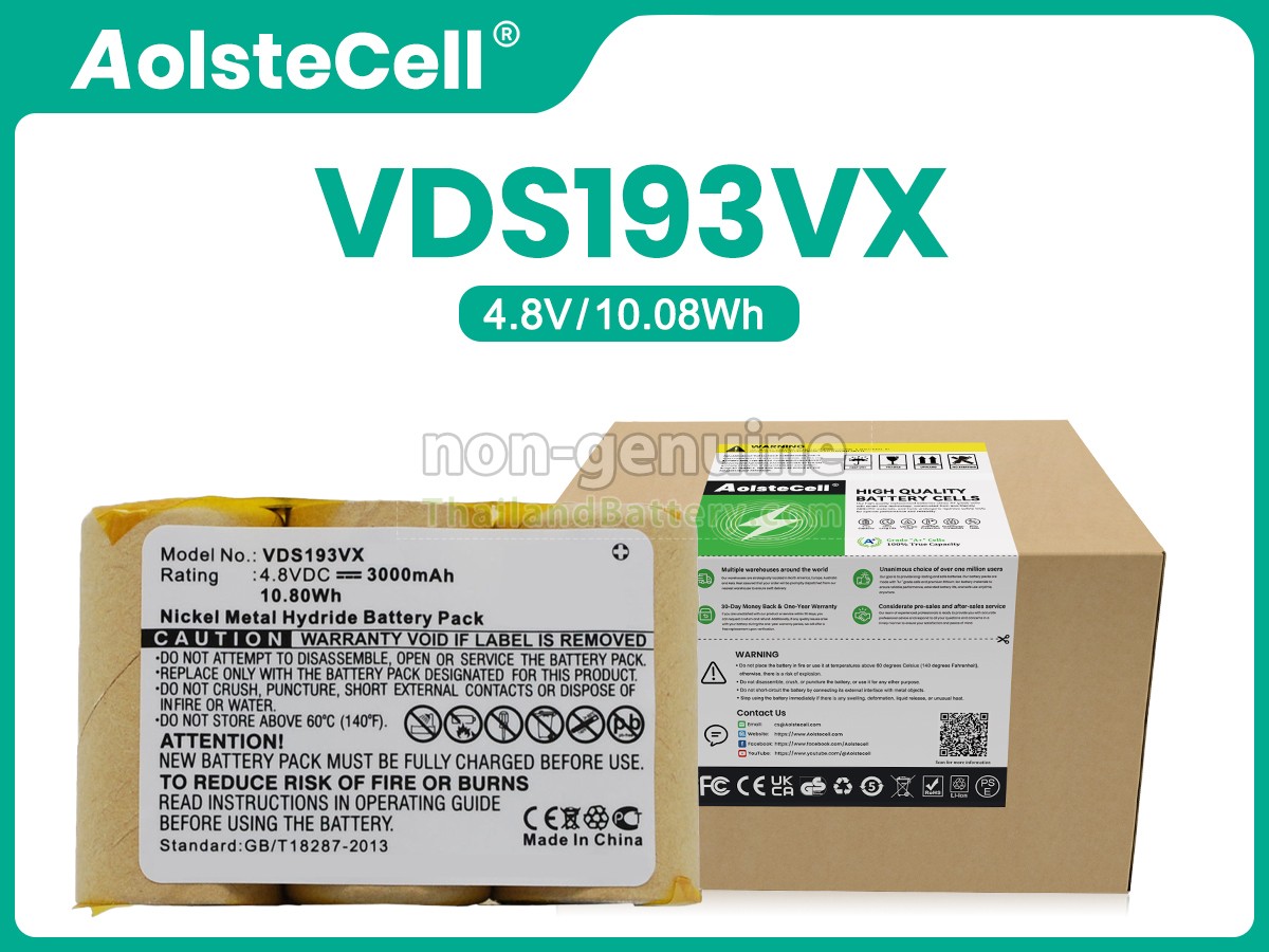 แบตเตอรี่สำหรับ Vileda VDS193VS