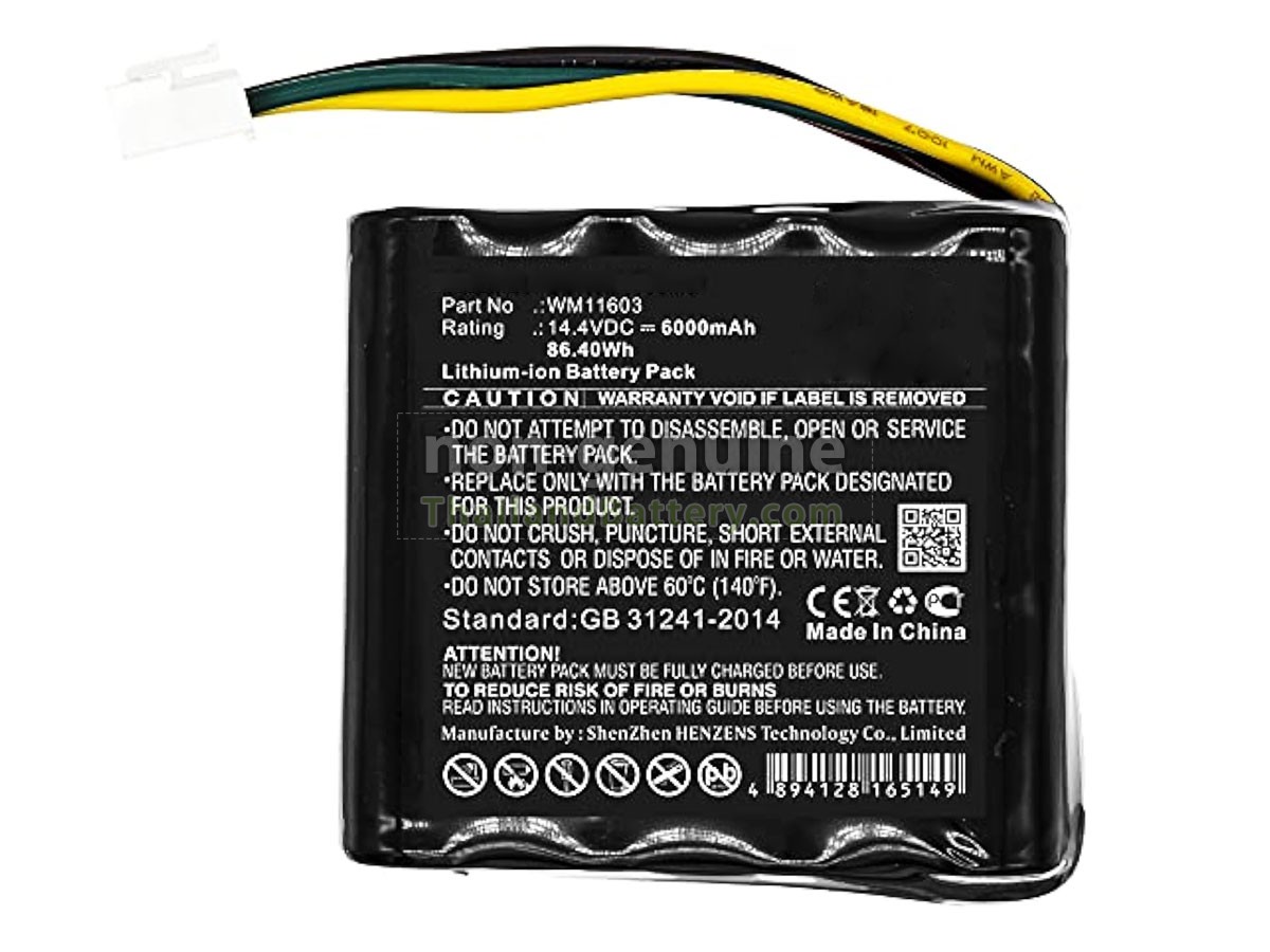 แบตเตอรี่สำหรับ Weinmann ACCUVAC RESCUE