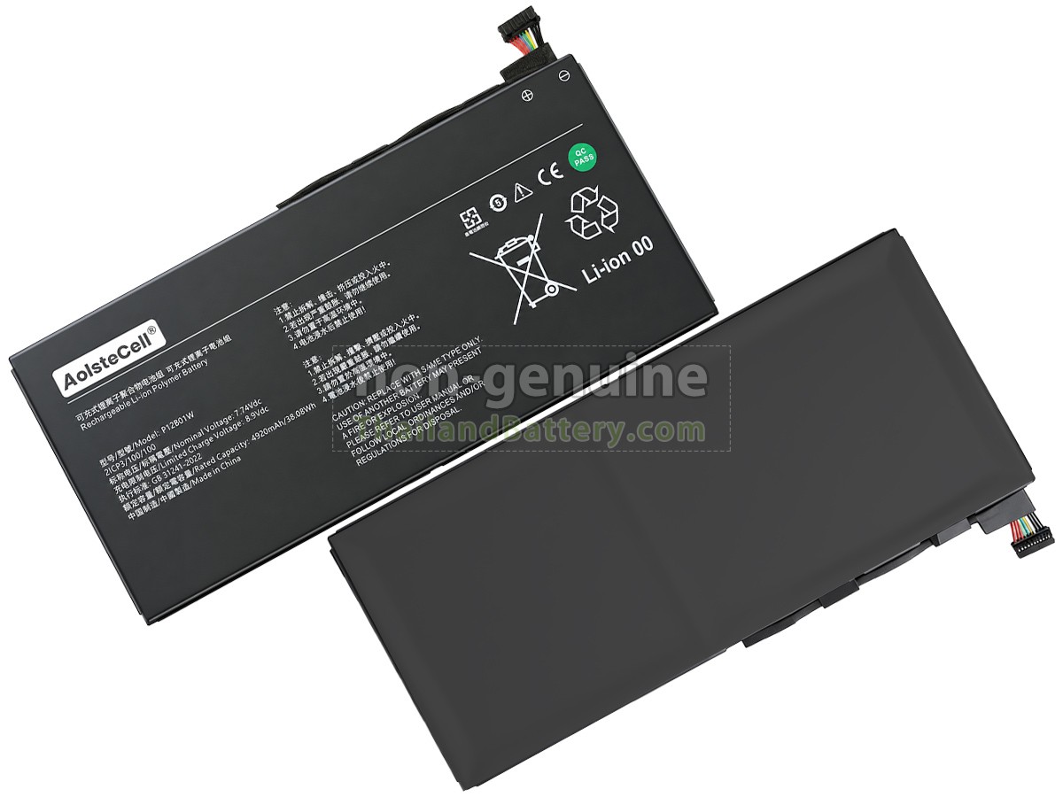 แบตเตอรี่สำหรับ XiaoMi BOOK S 12.4