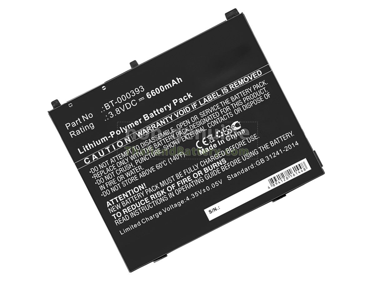 แบตเตอรี่สำหรับ Zebra BT-000393