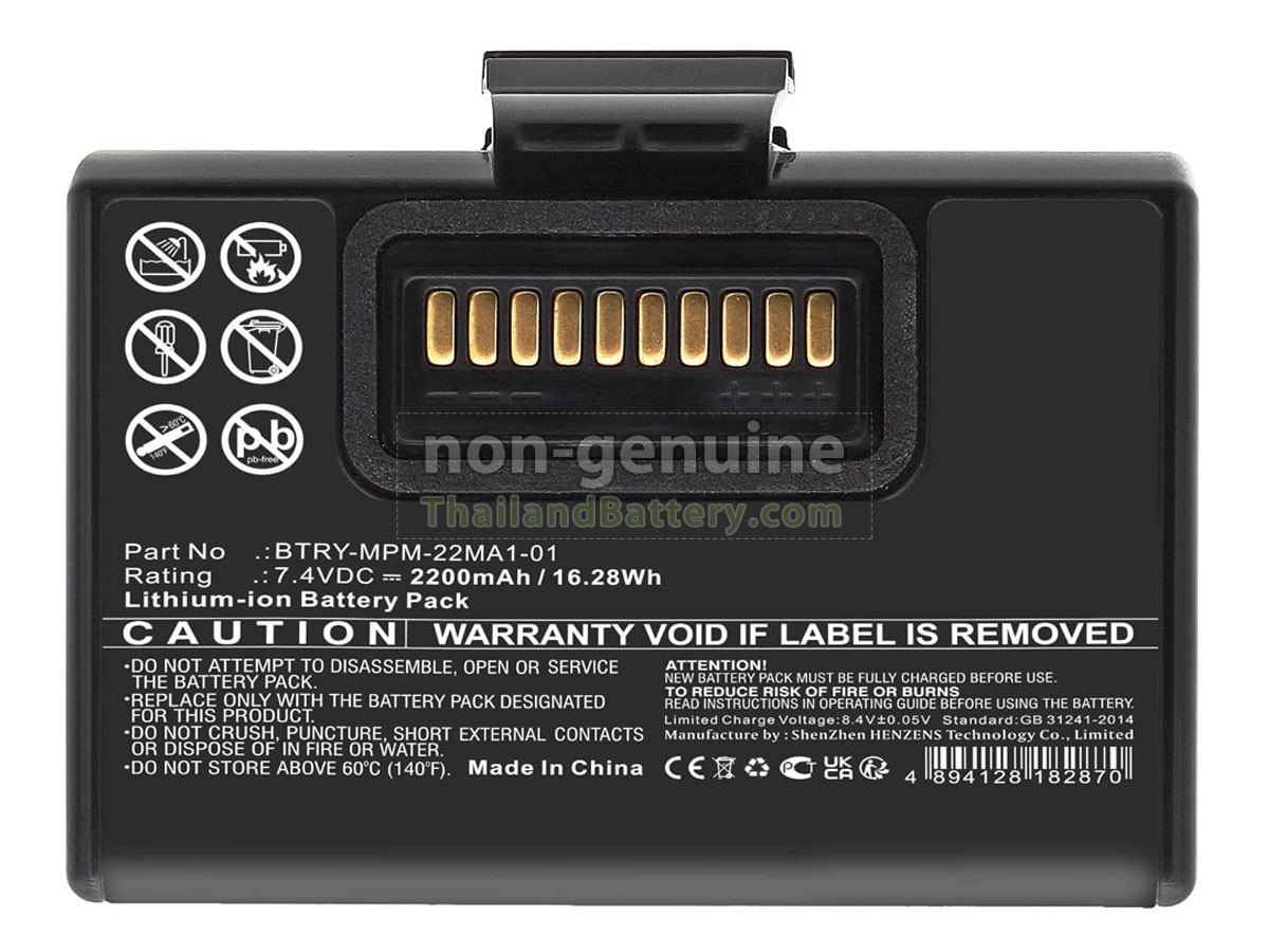 แบตเตอรี่สำหรับ Zebra BTRY-MPM-22MA1-01