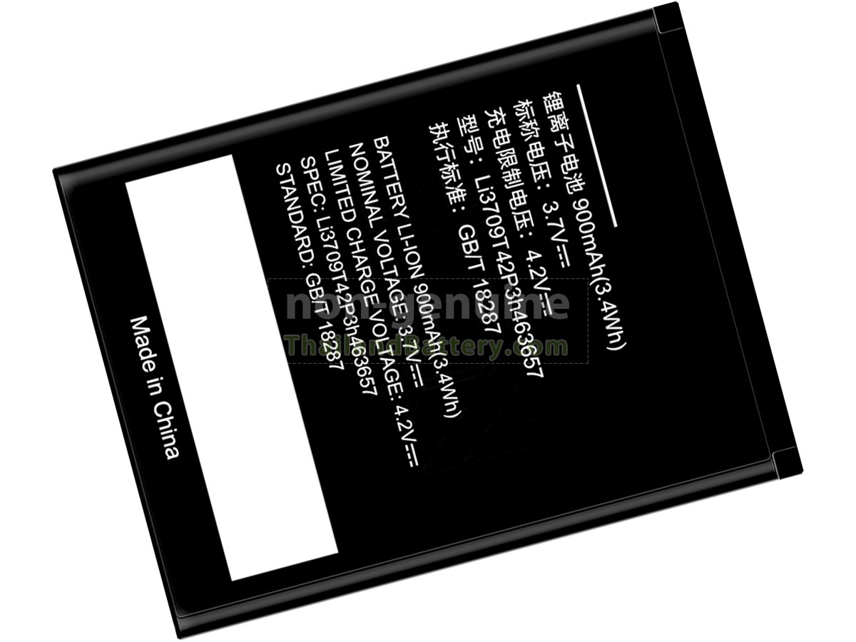 แบตเตอรี่สำหรับ ZTE LI3709T42P3H463657