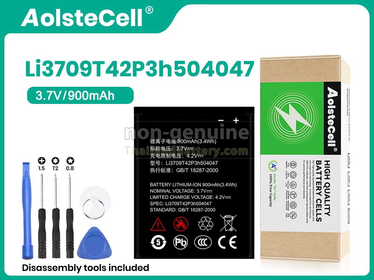 แบตเตอรี่สำหรับ ZTE LI3709T42P3H504047