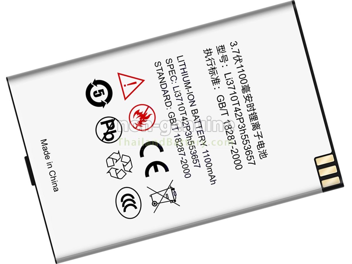 แบตเตอรี่สำหรับ ZTE LI3710T42P3H553657